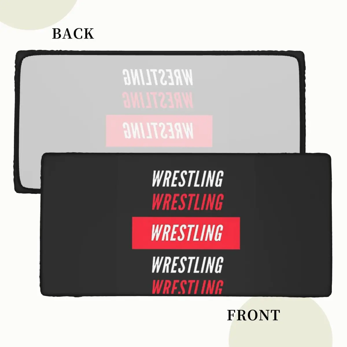 Pro Wrestling Custom Rectangular Tablecloth Waterproof Table Cover for Dining Events Table Cloth