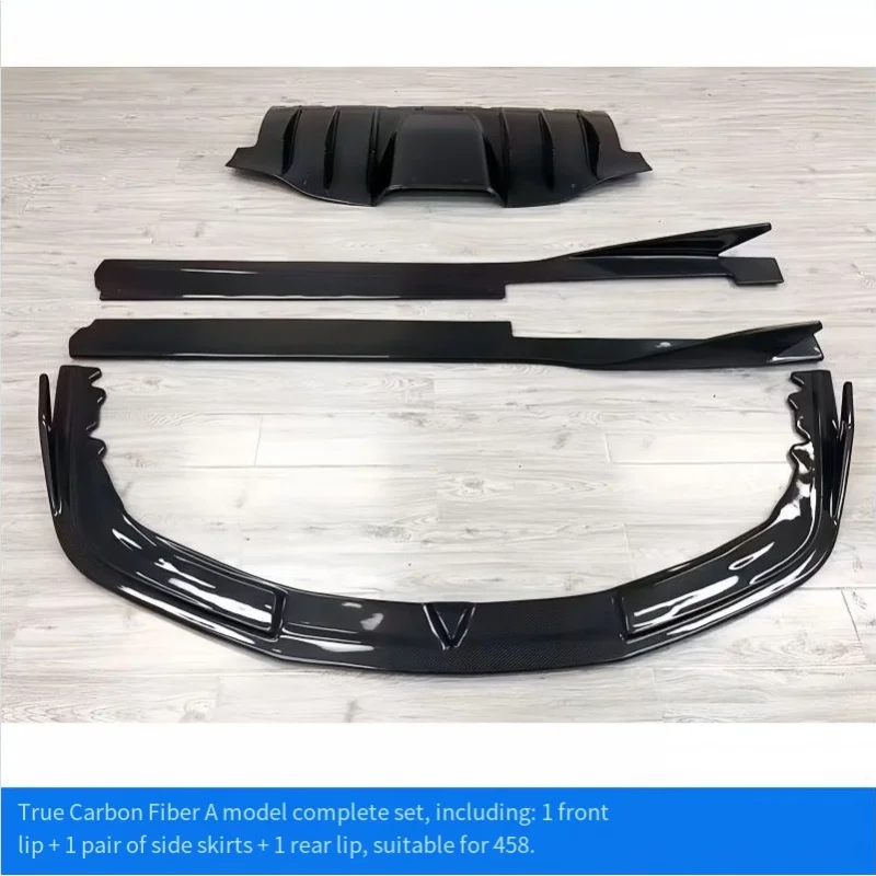 Suitable forFerrari 458 Upgrade and Modification, Carbon Fiber Material Small Surround Complete Body Kit