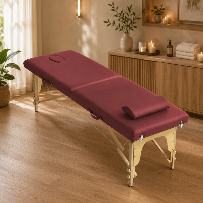 Swivel High Back Massage Bed Professional Adjustable Massage Table Sturdy Easy Clean Lettino Massaggio Commercial Furniture