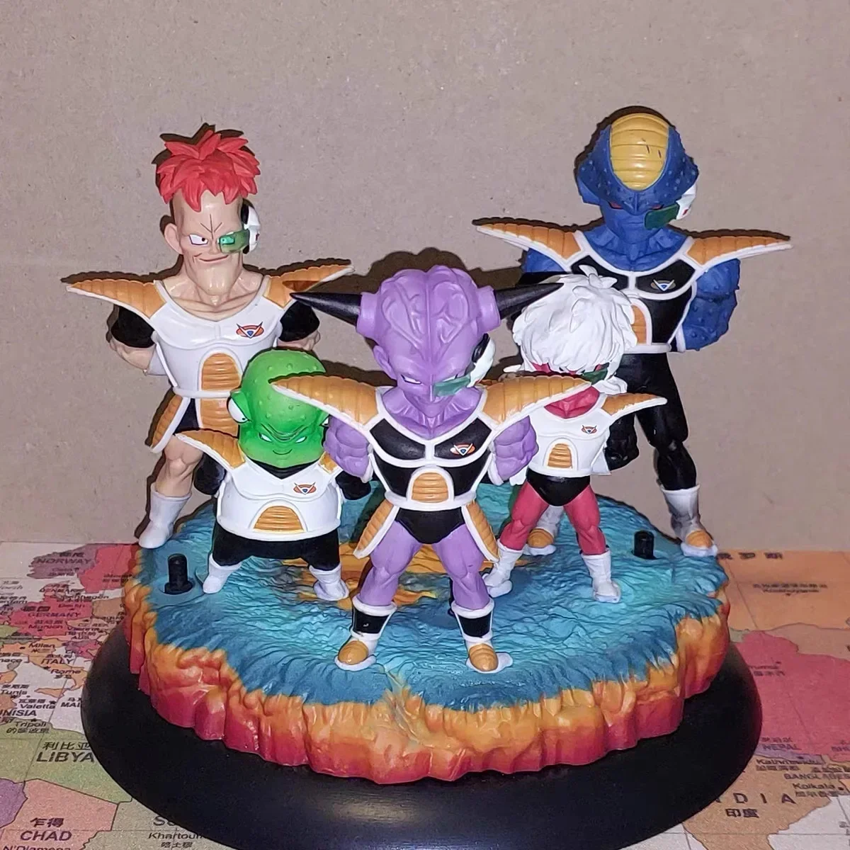 5 Pcs Dragon Ball Z Anime Figure Ginyu Force Figures Ginyu Recoom Jeice Burter Guldo Gk Action Figurine Pvc Statue Models Toy