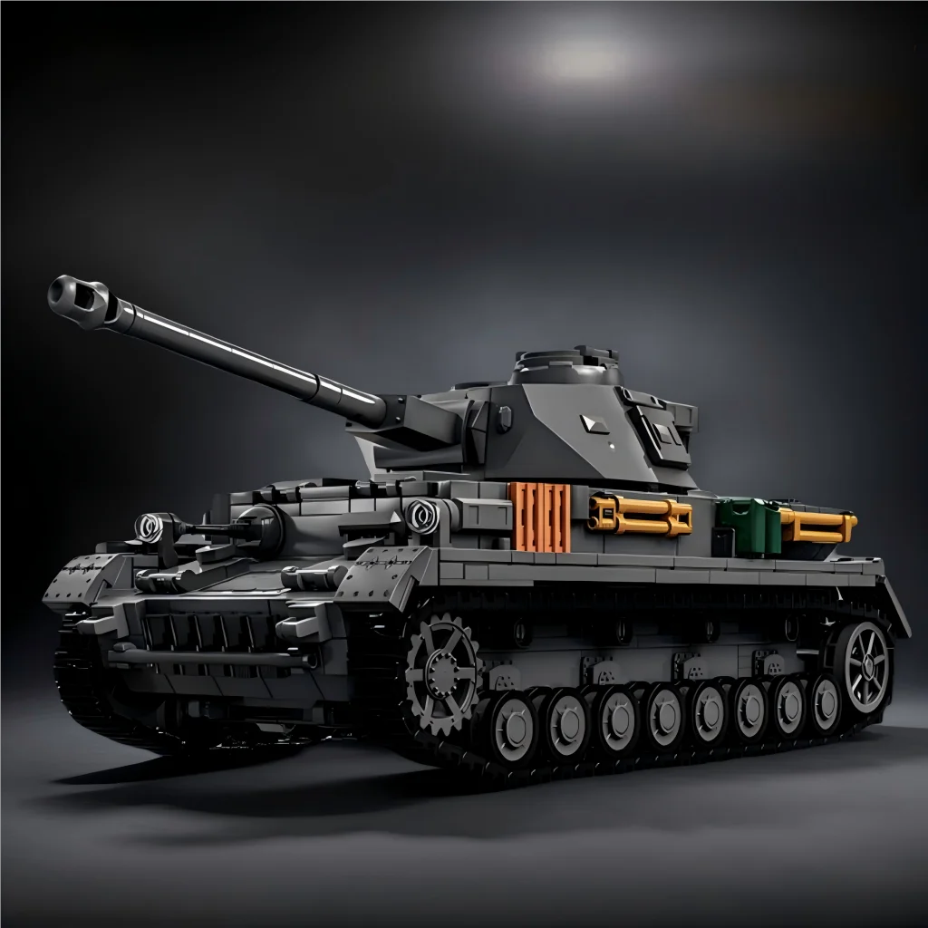 

Military Heavy Tank Building Blocks 1000+PCS - Movable Turret Model Bricks Army Toy for Boys Birthday Gift