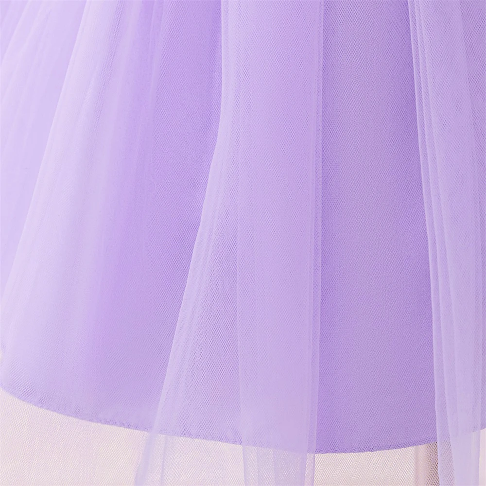 Girl Mermaid Princess Dress Kids Sequin Cosplay Party Clothes Girl Tulle Tutu Holiday Gown Summer Dress Children Fashion Costume