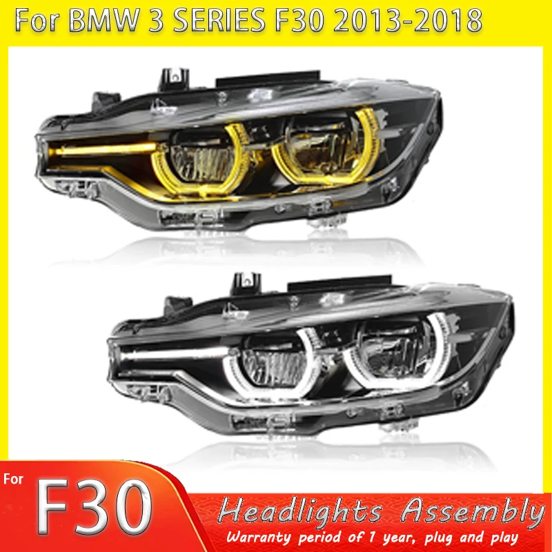 

Car LED Headlight Assemblies For BMW F30 F35 2013-2019 Dual-Color Fog DRL Brake Turn Signal Lamp Car Accessories