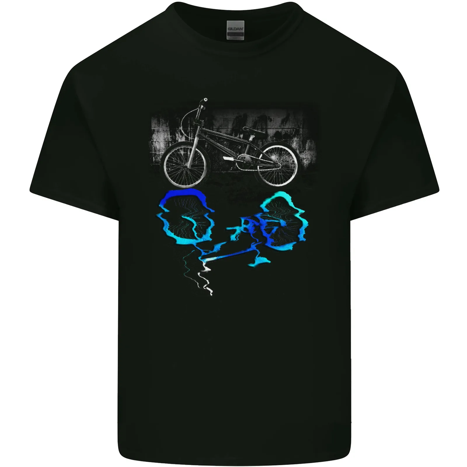 

Bicycle Reflection Cycling Cyclist Bike Kids T-Shirt Childrens