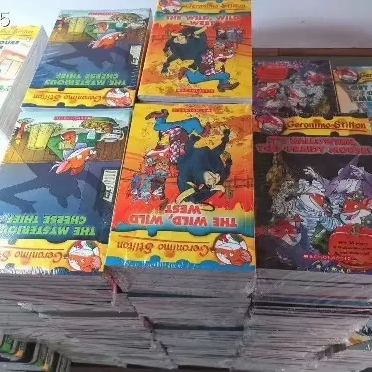 10 livros de Mouse Reporter versão em inglês 80 livros para escolher 10 livros Geronimo Stilton Livro de ponte de capítulo original em inglês