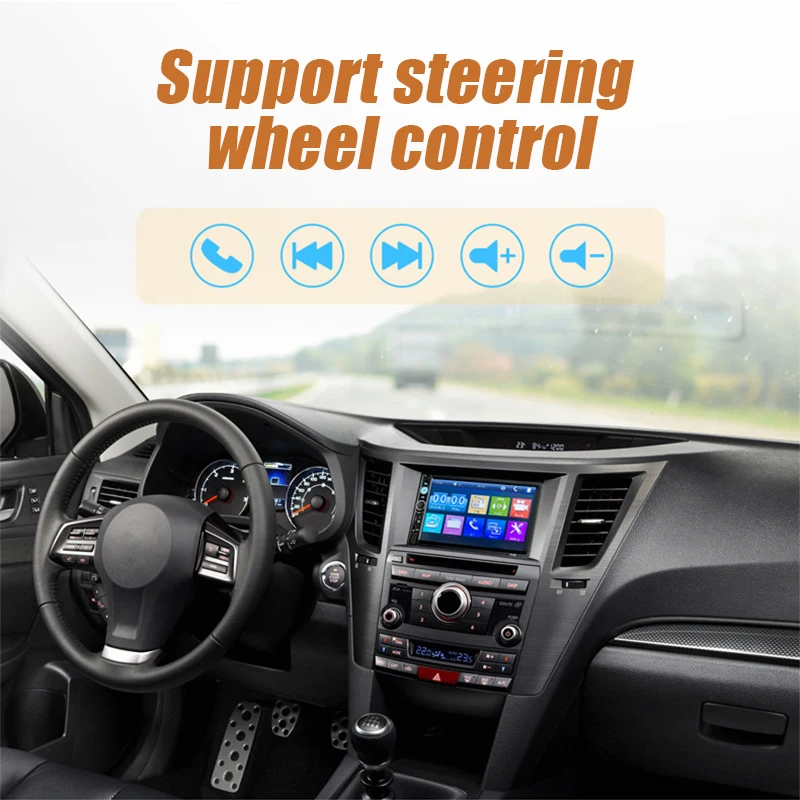 

7 Inch Car Mp5 Player Reversing Image Large Screen Display Car Mp4 Bluetooth Hands-Free Large Screen Interconnection