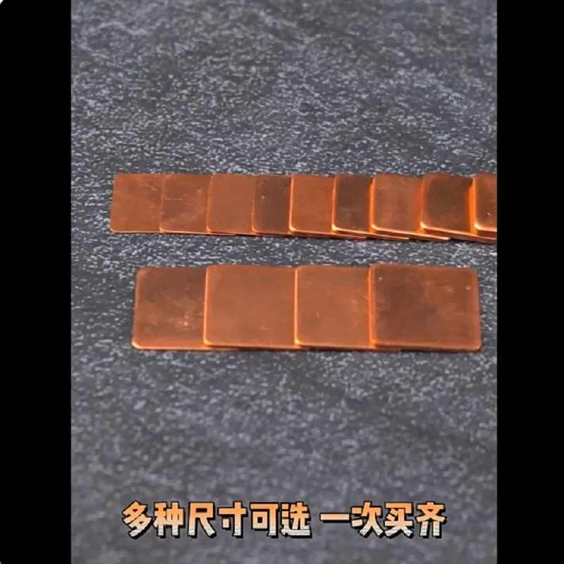Pure Copper Sheet Plate Shim Heatsink Thermal Pad GPU CPU Laptop 0.1mm 0.3mm 0.4mm 0.5mm 0.6mm 0.8mm 1mm 1.2mm 1.5mm 2mm