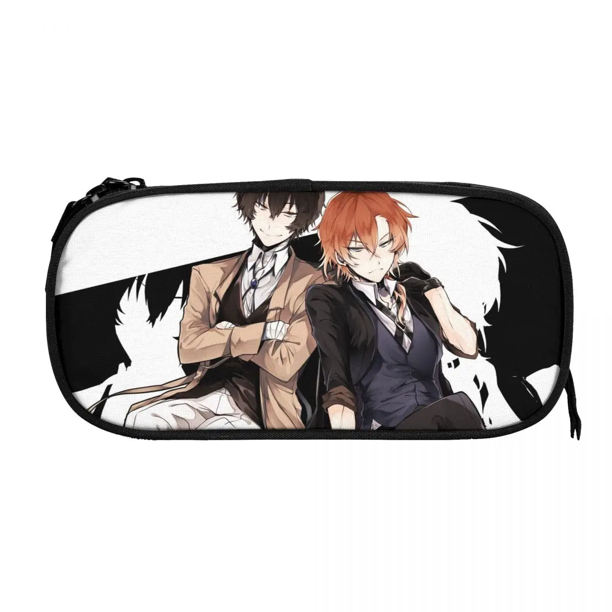 Anime Bungo Stray Dogs Big Capacity Pencil Pen Case Office College School Large Storage Bag Pouch Holder Box Organizer