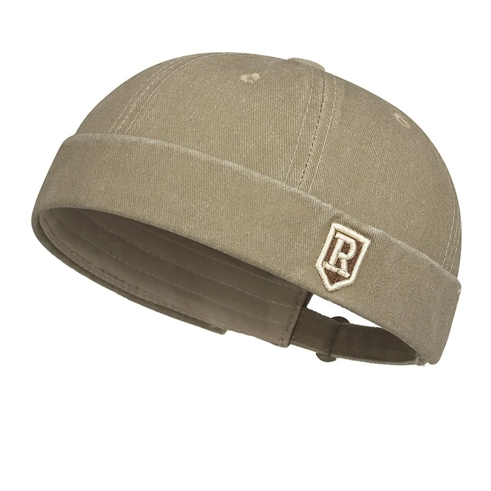 Casual Brimless Hip Hop Hat Cotton Adjustable Men Skullcap Multicolor Landlord Hat Summer Spring