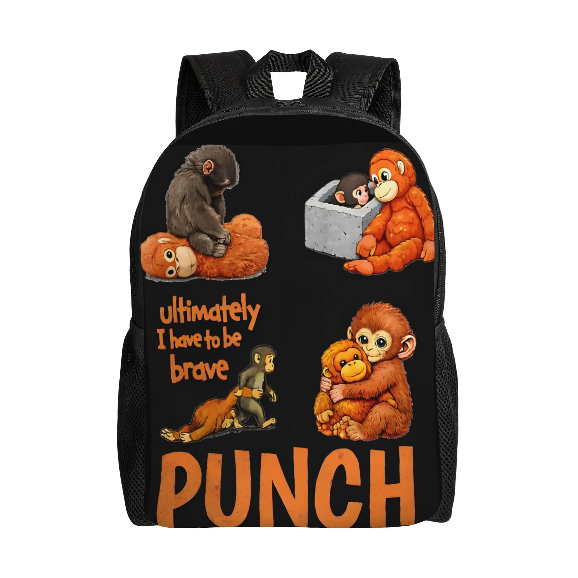

1Piece Daypack Punch Monkey Cute Monkey Backpack New Semester Begins