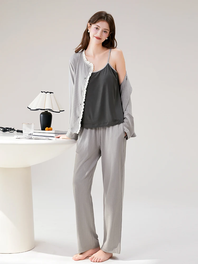 fenteng-femmes-pur-coton-spwear-long-sve-pantalons-longs-cardigan-t-piece-ensemble-ete-maison-vetements-sexy-doux-sle