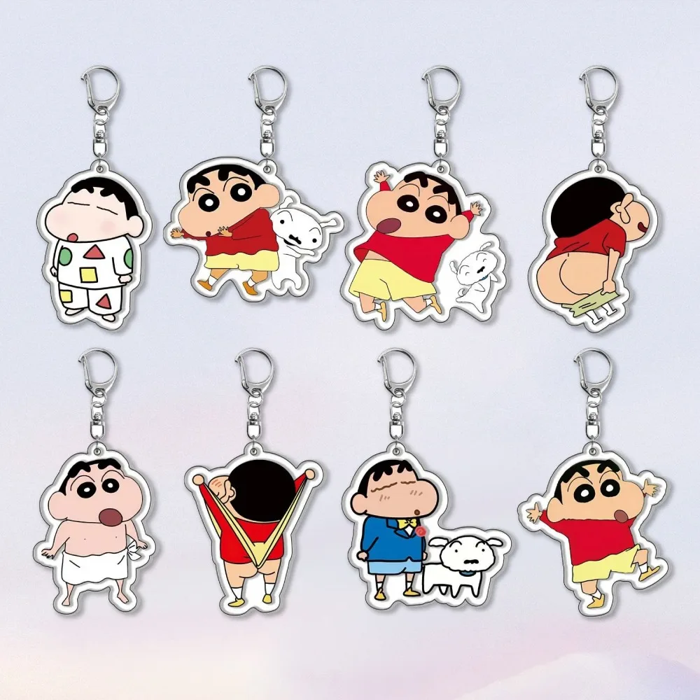 

Diy Custom Anime Acrylic Keychain Q Version Cute Cartoons Creative Backpack Pendant Girl Jewelry Holiday Gifts