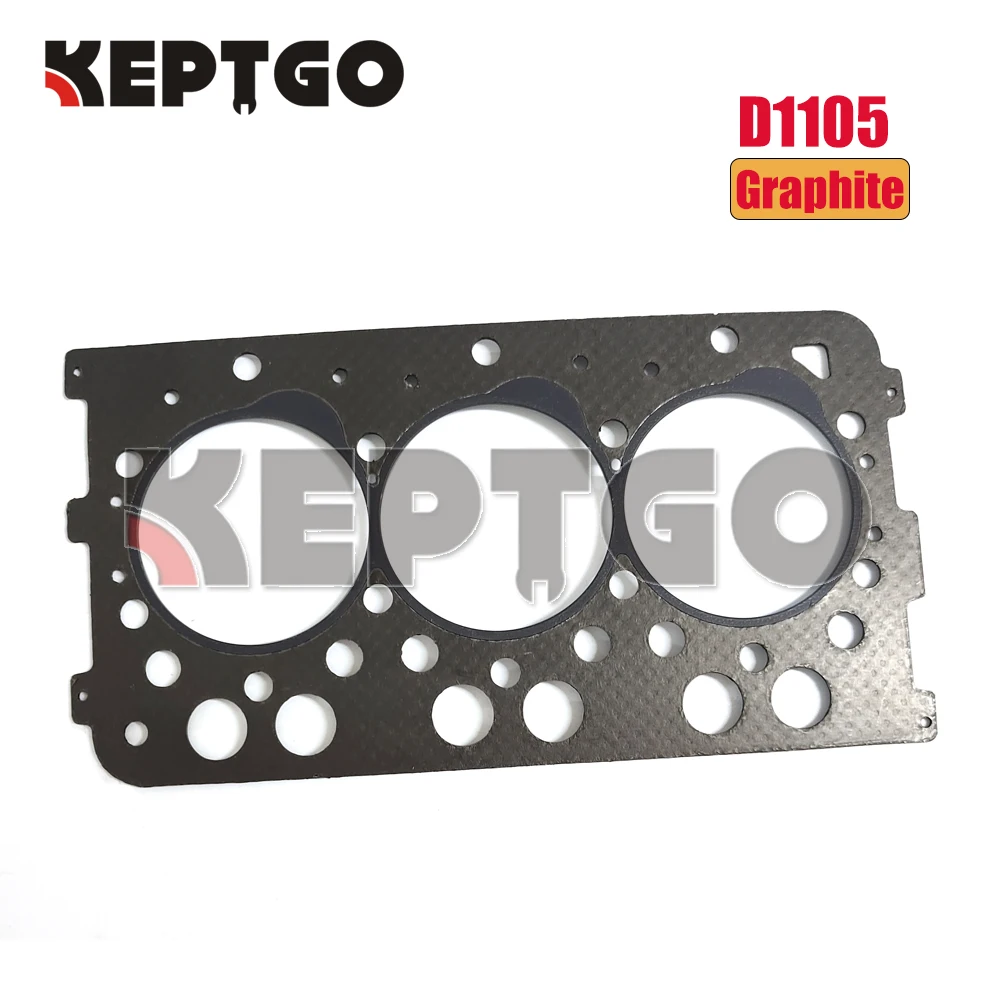 For kubota diesel engine D1105 cylinder head gasket 16261-03310 1E038-03310 Graphite