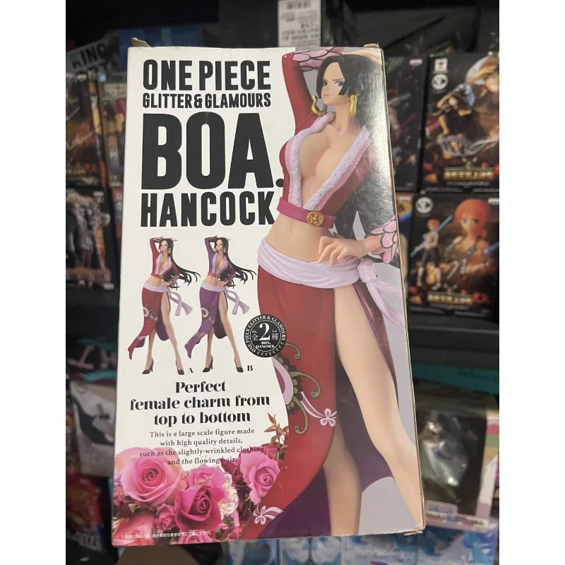 

In Stock Bandai Original Banpresto One Piece Glitter Glamours Boa Hancock Action Figure Model Doll Brand New Boxed Anime