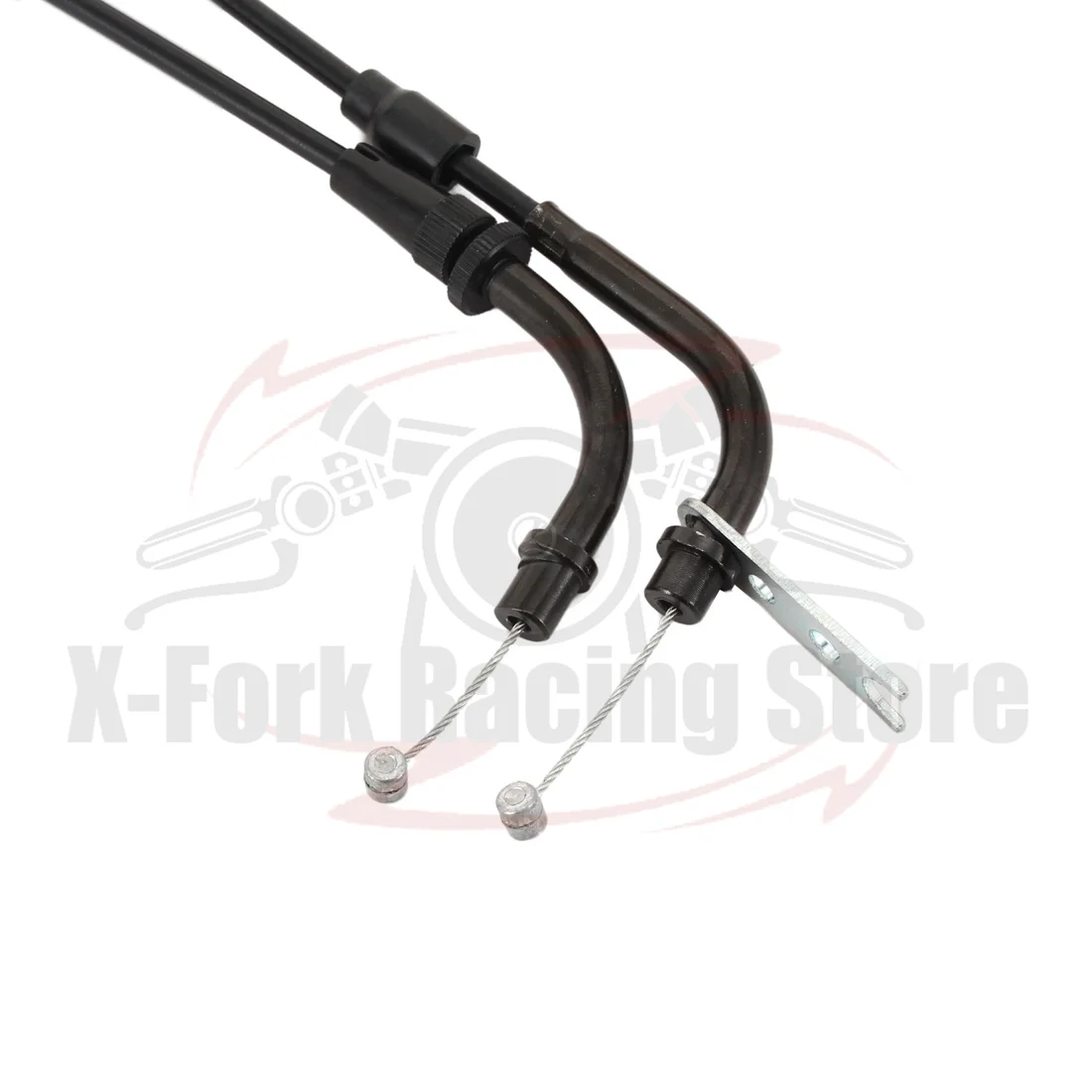 Motorcycle Throttle Cable Push Pull For Yamaha R6 2003-2005 R6S 2003-2009 Accelerator Gas Cable 5SL-26311-00-00 5SL-26312-00-00