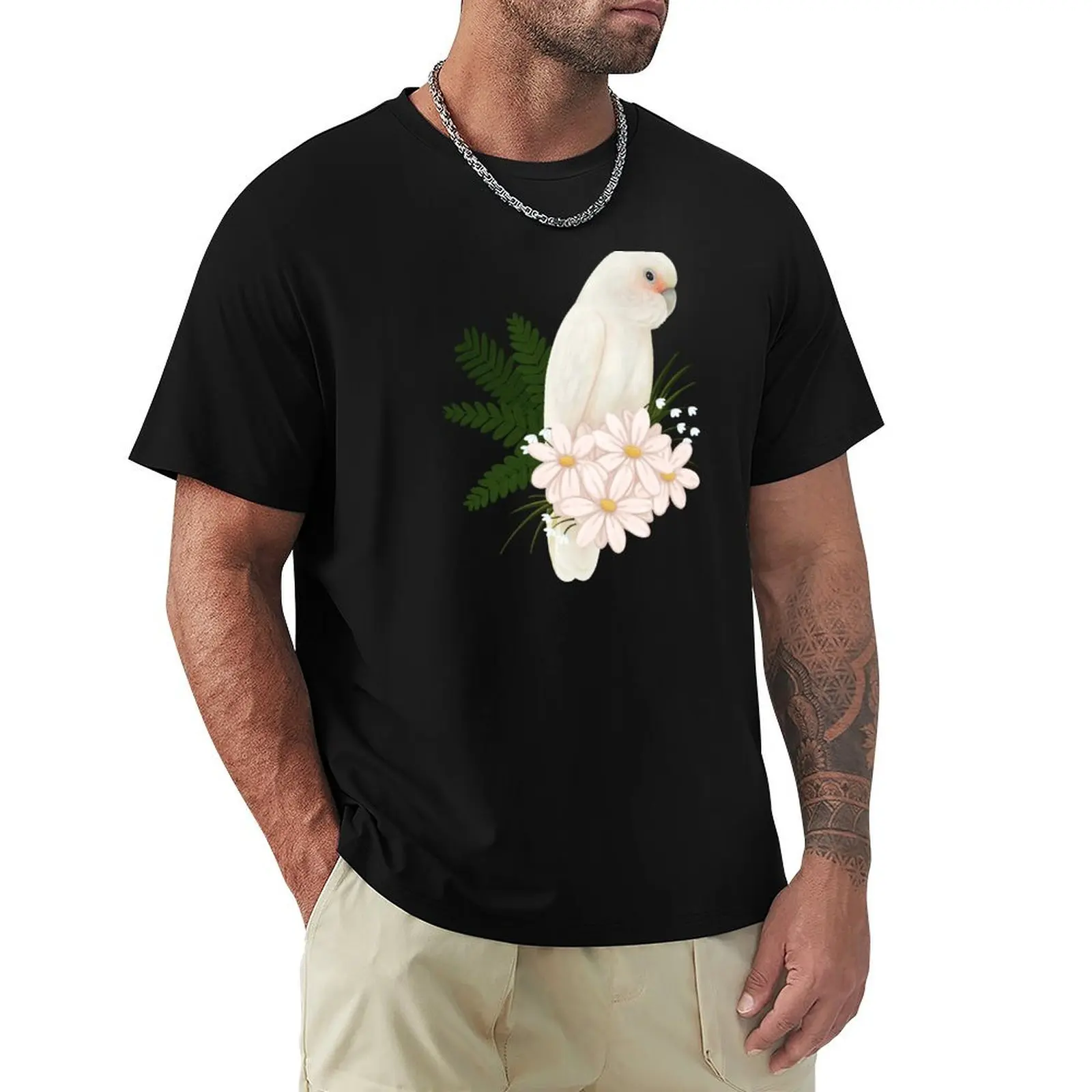 Goffin's Cockatoo T-Shirt Long Lasting Casual T-Shirt
