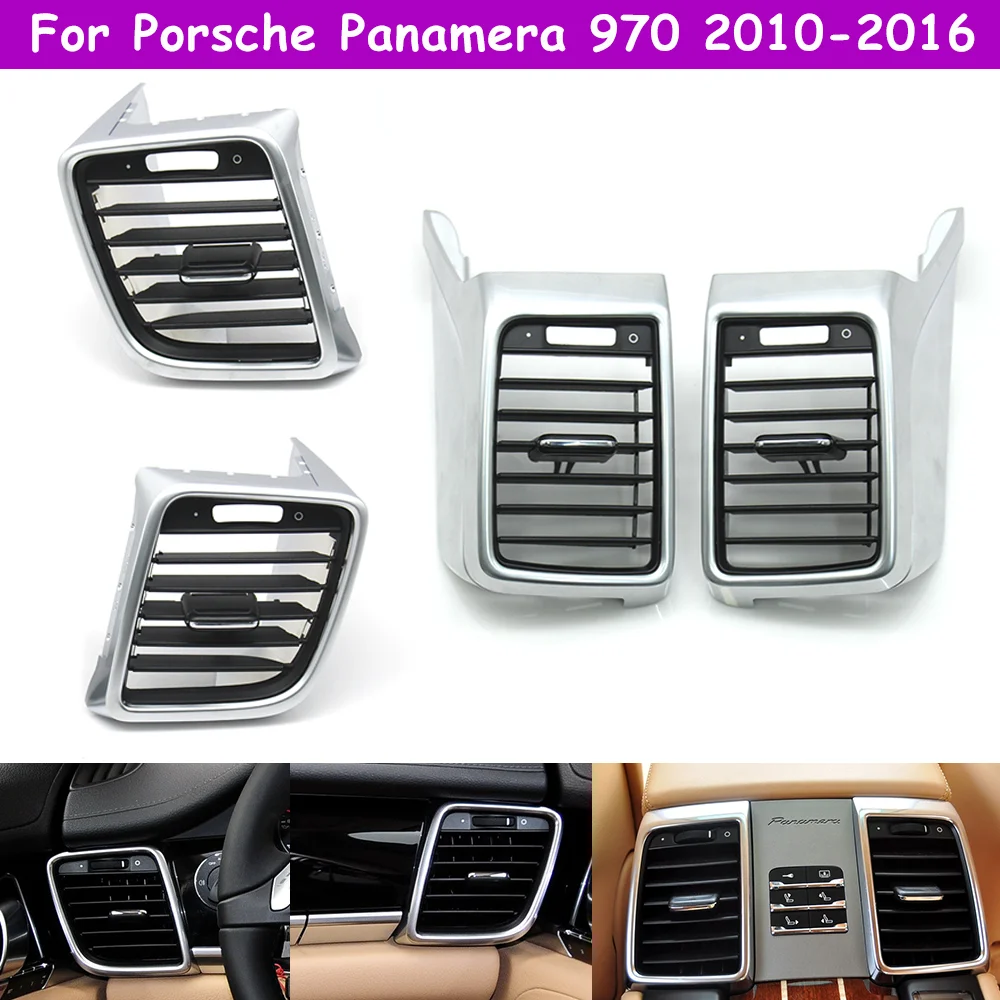 

970 2010-2016 Car Interior Front Rear Left Right Air Conditioning AC Vent Grille Panel Replacement For Porsche Panamera
