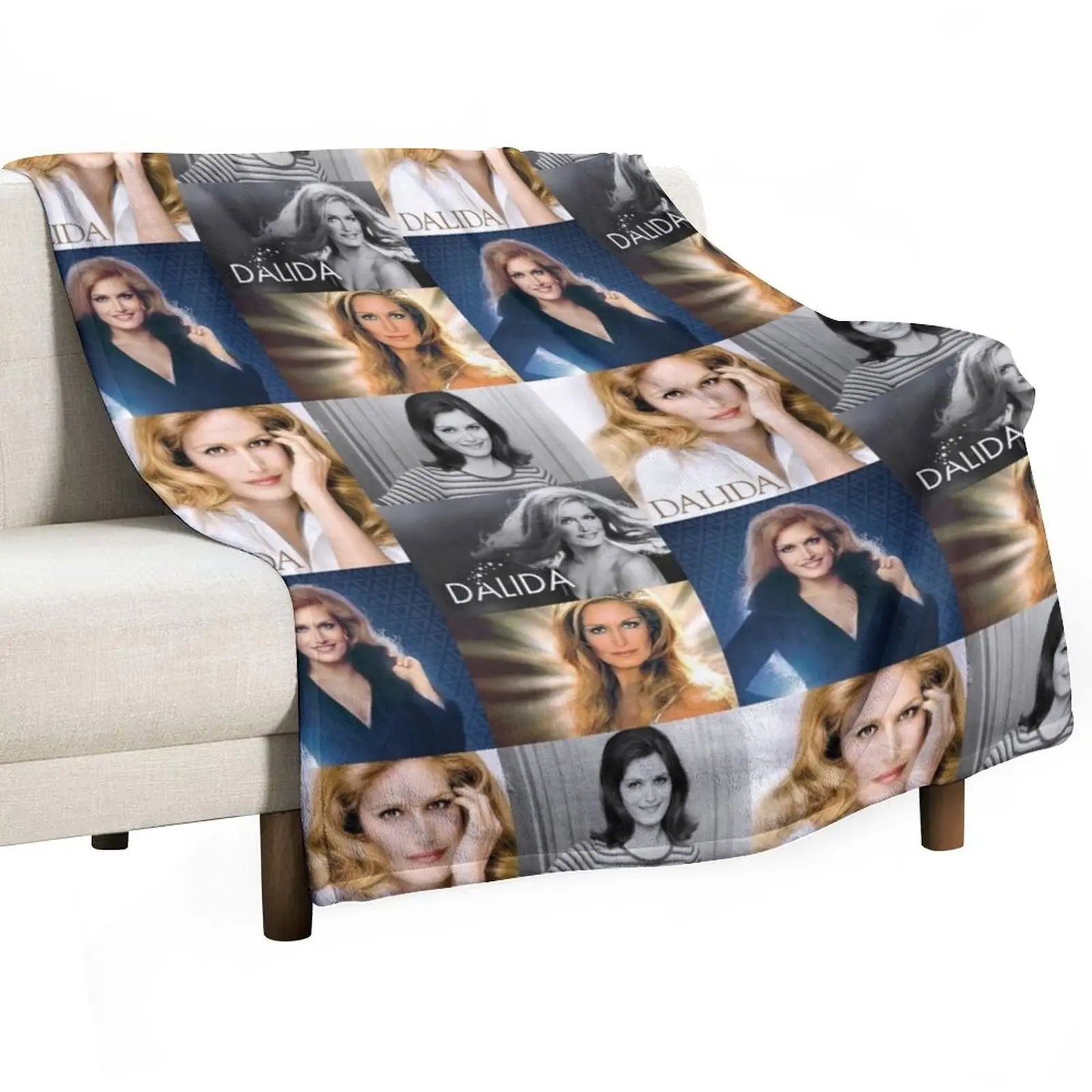 

Dalida collage Throw Blanket Beautifuls blankets and throws Blankets