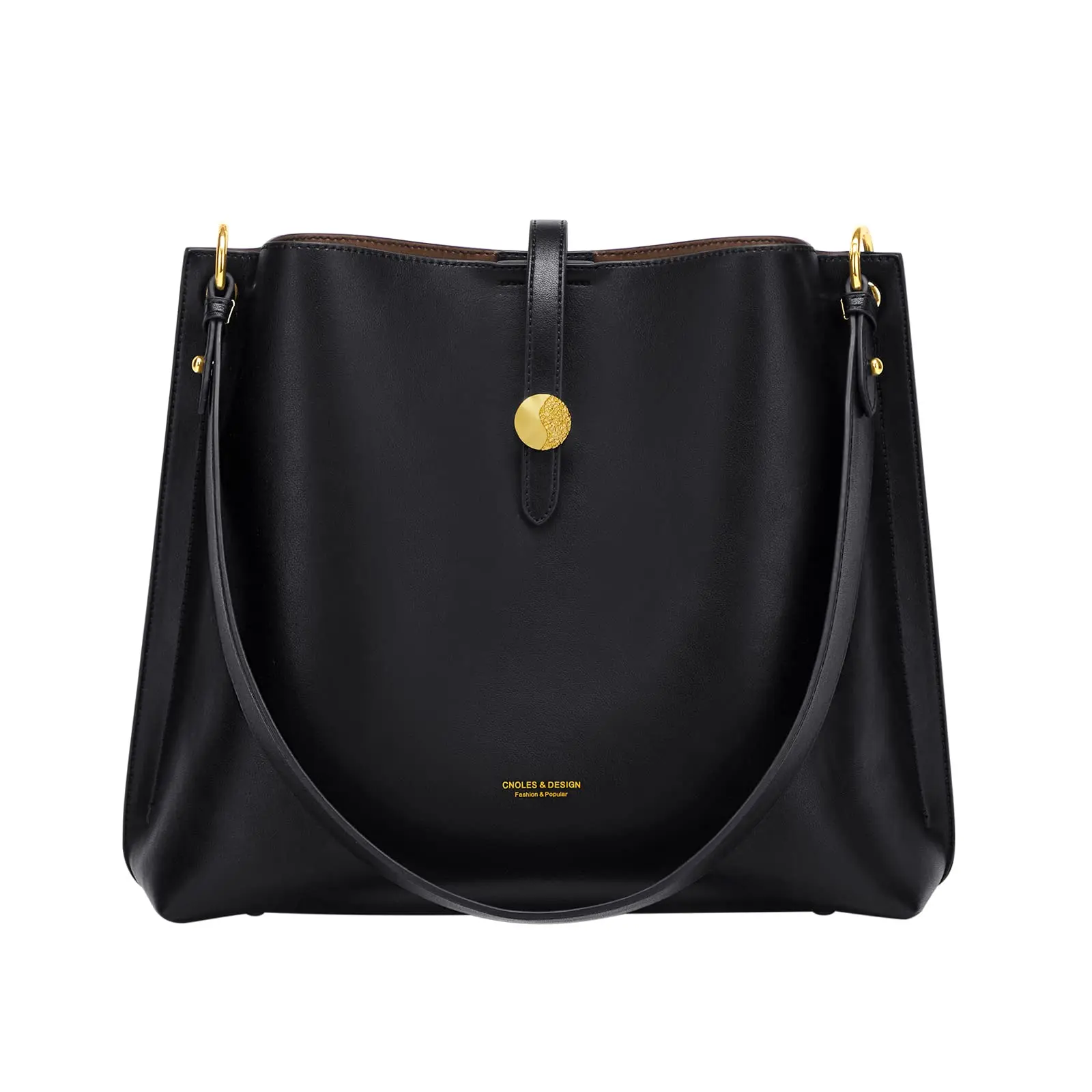 

Cnoles Women Genuine Leather Designer Tote Bags Purses And Handbags For Women Fashion Ladies Top Handle Shoulder Satchel Bag