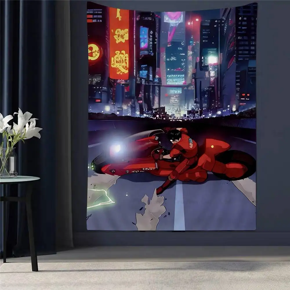 

Anime Akira Anime Tapestry Hanging Tarot Hippie Wall Rugs Dorm Wall Hanging Sheets