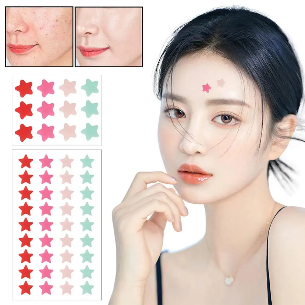 Mini Star Heart Invisible Acne Removal Pimple Patch Concealer Stickers Skin Acne Spot Beauty Pimple Face Tool Care Face Acn Y4q1