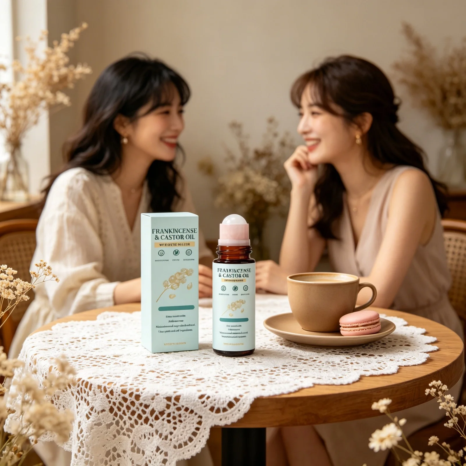 Frankincense Oil Roll-On Firm - Castor Oil Cold Press ulasan dan harga