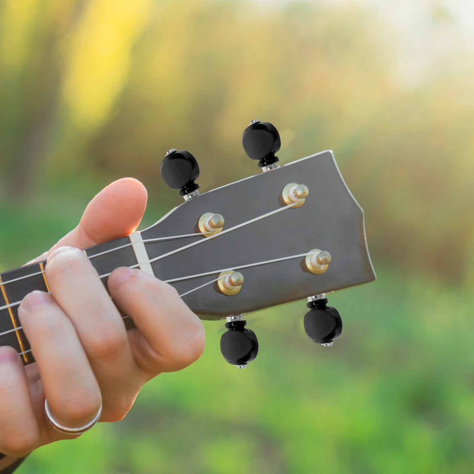 

4pcs Tuners Tuning Durable Instrument Parts Precise String Tuning Accessories For Ukulele Beginners Small Universal Replacement