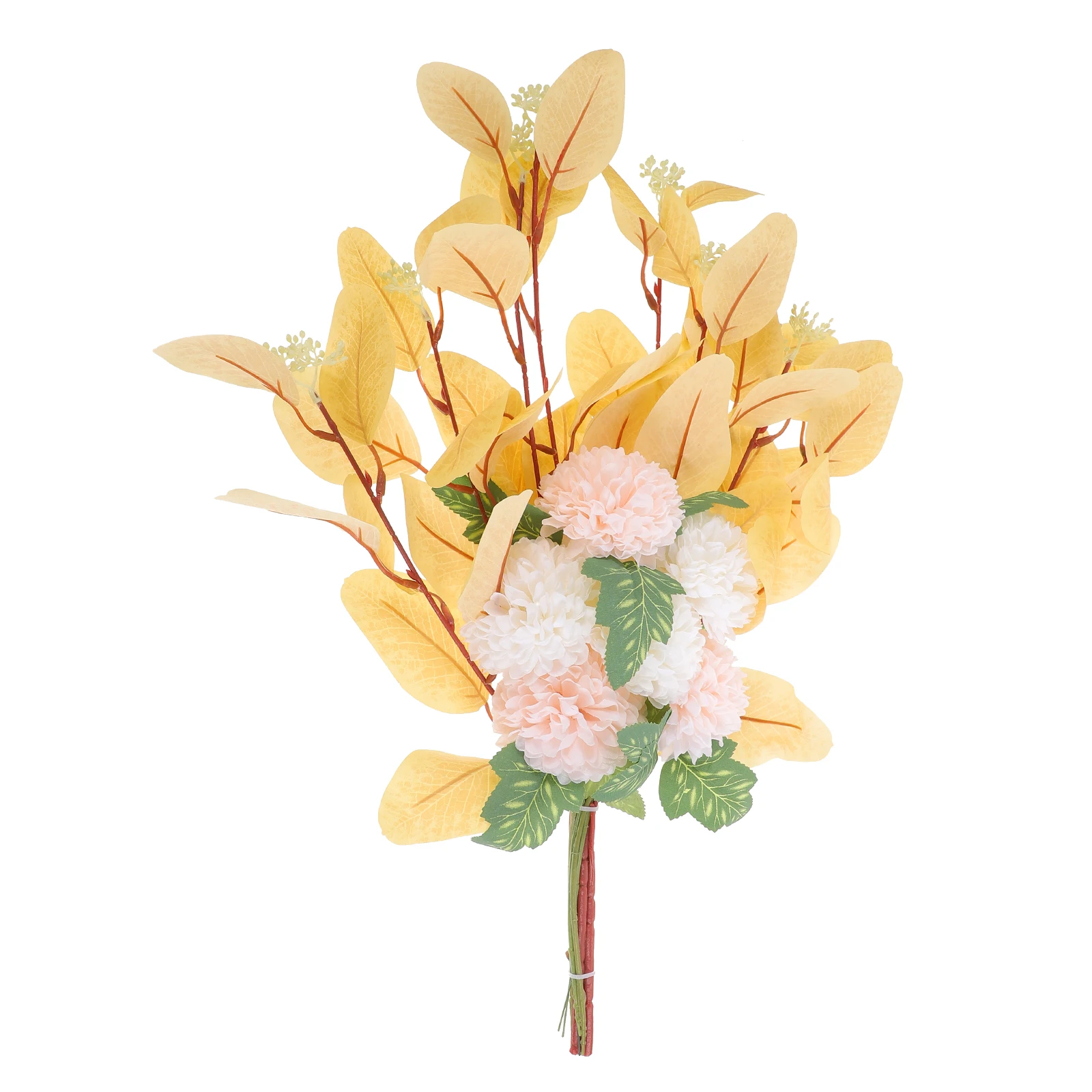 

Artificial Flower Bouquet Realistic Wedding Decor Bridal Chrysanthemum Ball Flowers HomeDecoration Artificial Bridal Bouquet