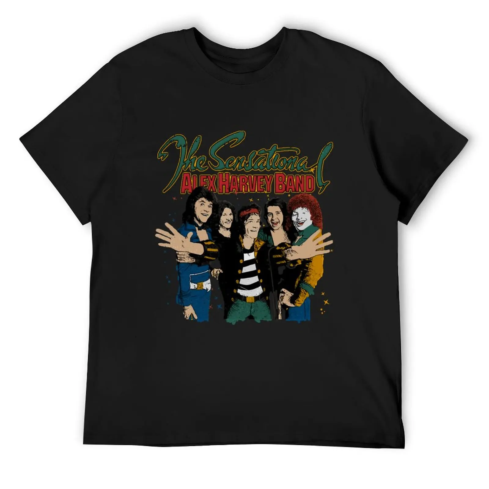 

Sensational alex harvey T-Shirt Blouse Short sleeve tee for a boy mens graphic t-shirts pack
