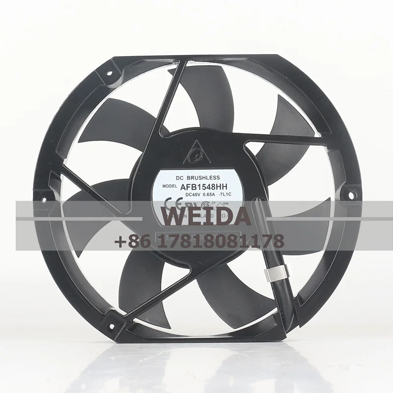 

For DELTA 170*150*25MM 12V 24V DC48V 0.65A AFB1548HH 17cm dual ball silent air volume cooling fan