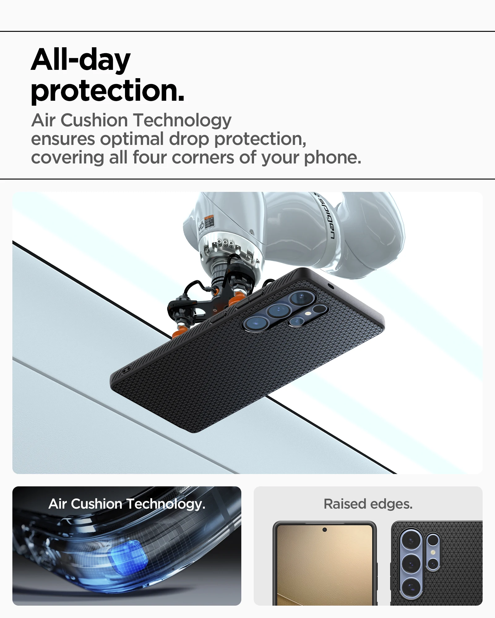 Etui Spigen Liquid Air do Samsung Galaxy S26 Ultra / S26 Plus / S26 / S25 Ultra / S25 Plus / S25 — zdjęcie produktu 5