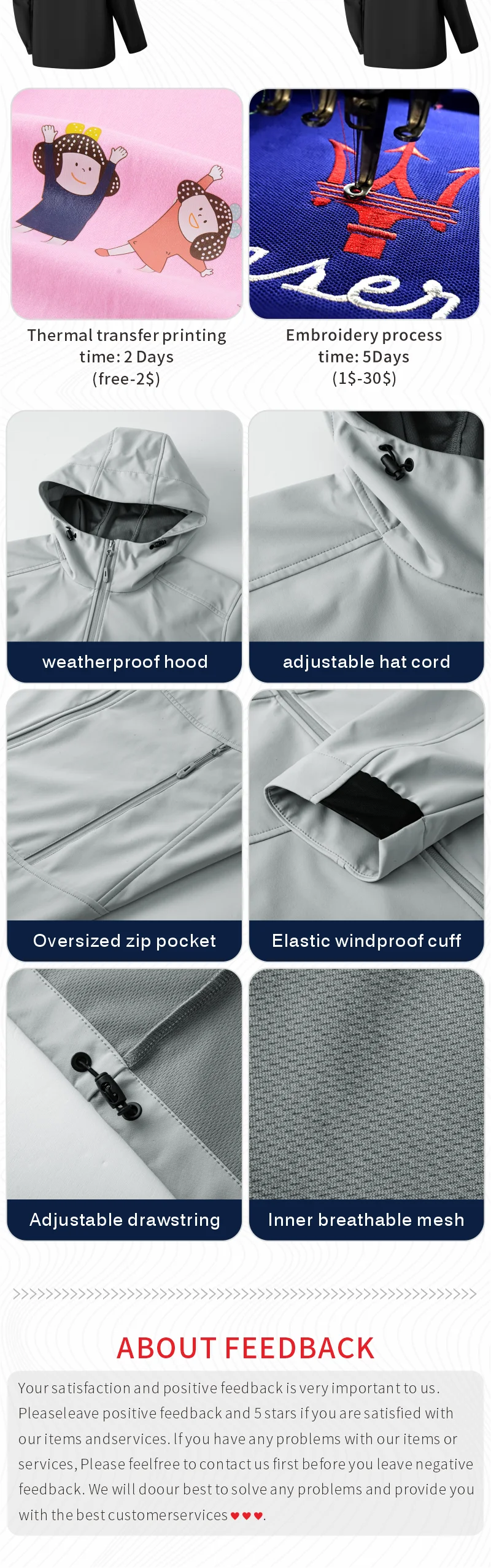 Maßgeschneiderte Parker-Windbreaker mit kostenlosem Logodruck, Frühlings- und Herbstjacken, Outdoor-Sportbekleidung, winddichter Mantel, Teamkleidung – Detail 9
