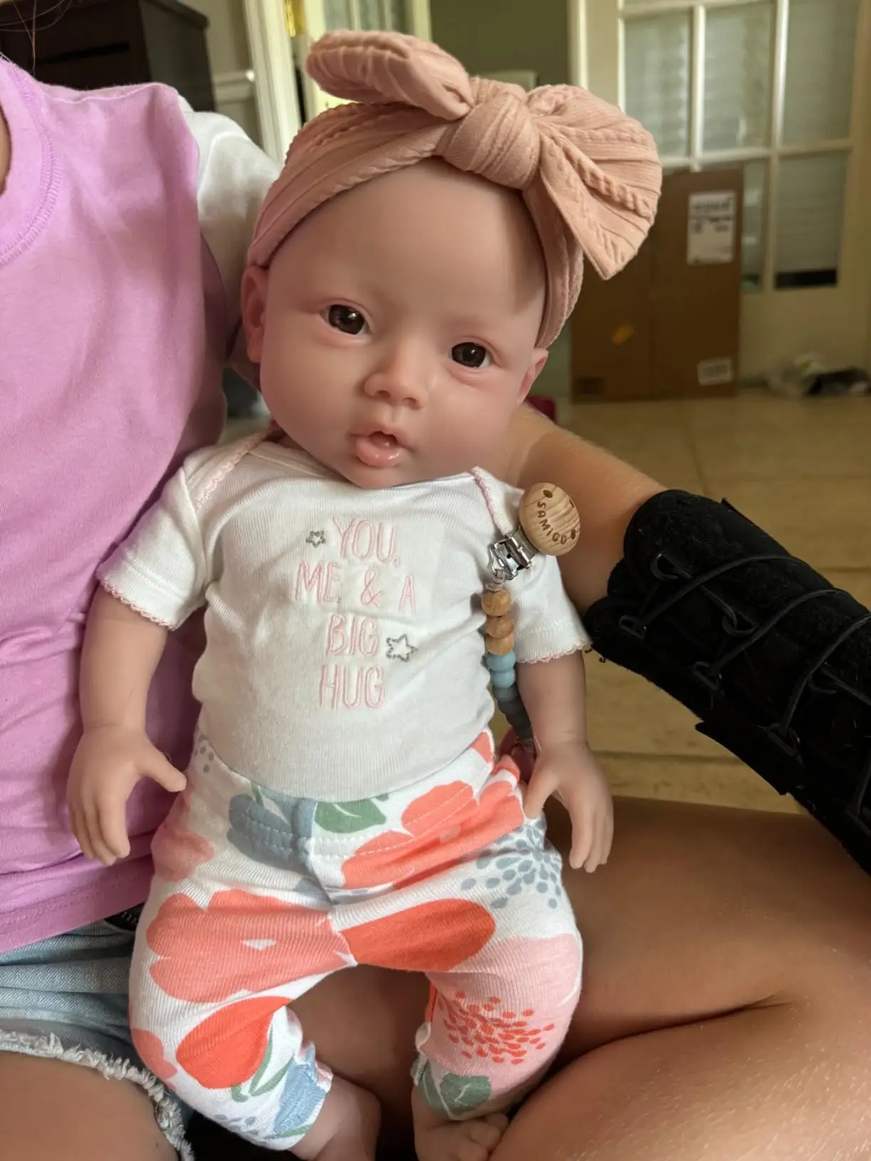 18.5inch 47cm 100% Full Silicone Realistic Girl Dolls Reborn Baby Reborn Doll  Unpainted DIY Blank Baby Children Toys