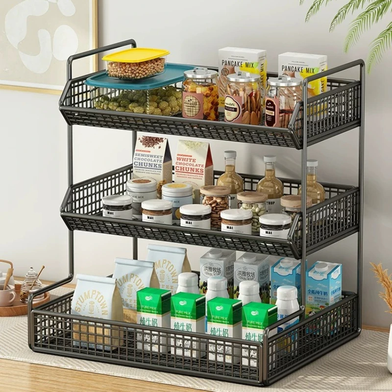 2026 New Simple Multi-layer Desktop Storage Rack, Snack Sundry Organizer ForHouseholdDining TableCountertop Daily Sorting Holder
