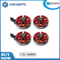 BETAFPV 1102 14000KV Brushless Motors 37mm for 75mm Whoops 1102-14000KV Motor for 2-inch RC FPV Racing Drone 4PCS