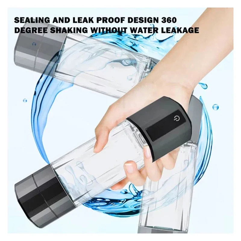 3500PPB Health Care SPE PEM H2 Maker Hydro Rich Drinking Hydrogen Generator Bottle Portable Hydrogen Water Maker