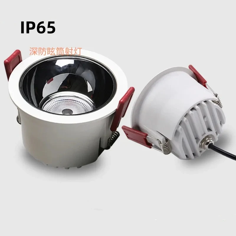 

AC220V IP65 Outdoor waterproof Spot light Recessed LED Spotlight bathroom wet area kitchen without main light design