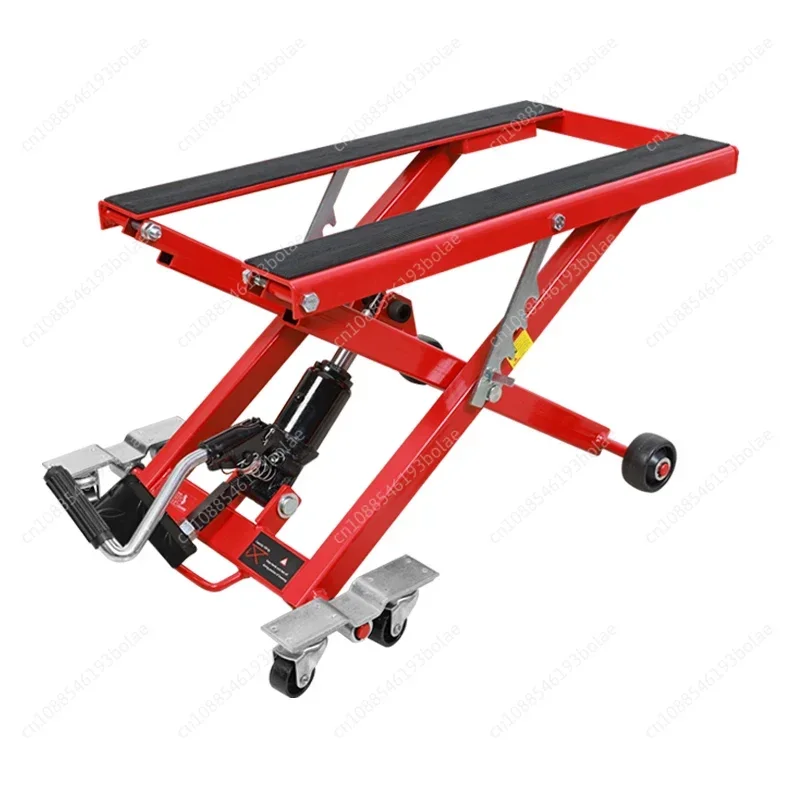 Motorcycle lifting equipment Portable lift Hydraulic maintenance household 450KG 110-400MM lifting height