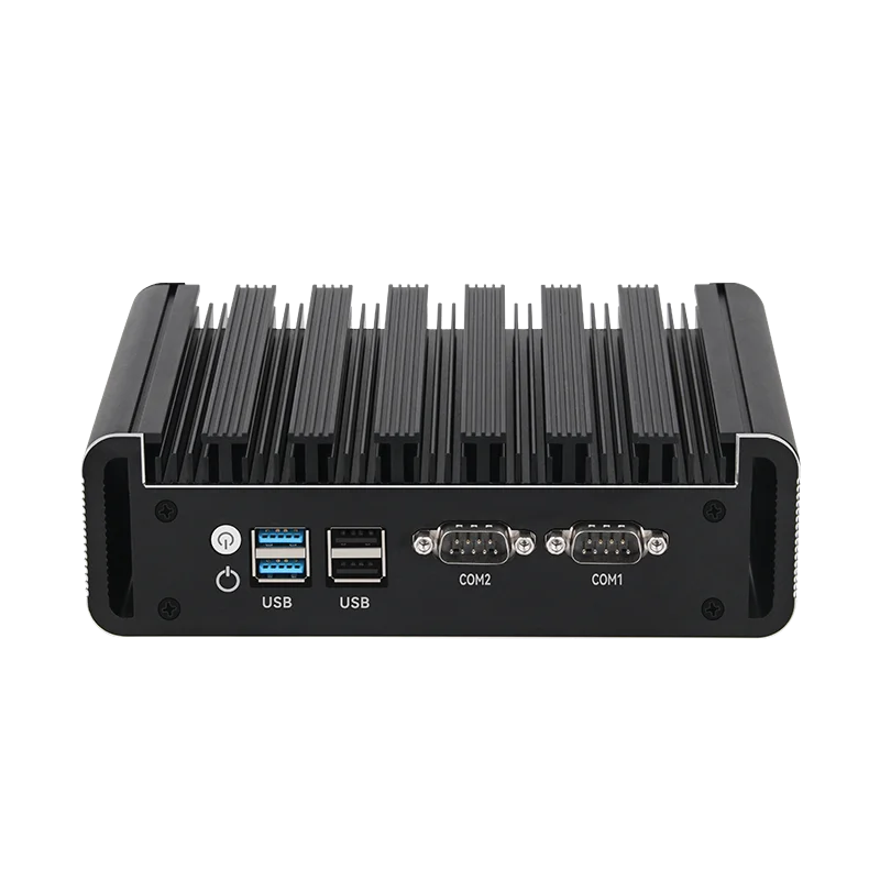 Mini PC industriale Intel N100 CPU DDR4 M.2 NVME SSD 2x DB9 RS232 2x LAN 6x USB 2x HDMI 1x DP WiFi 4G Slot SIM Windows10/11 Linux