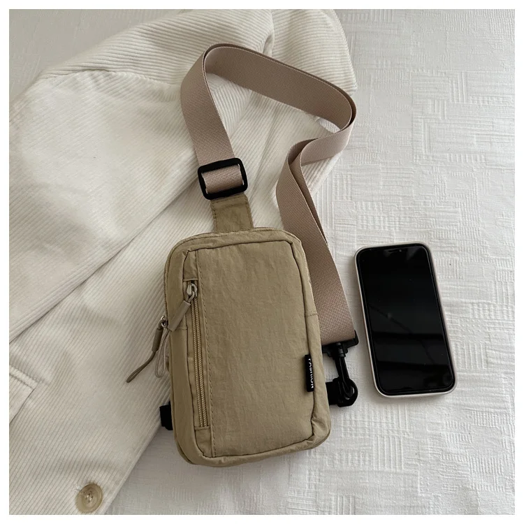 Leichte und einfache Handytasche, Brusttasche, lässige Umhängetasche, 2025, neue Sommer-Kleintasche, kleiner Radrucksack für Damen – Detail 5