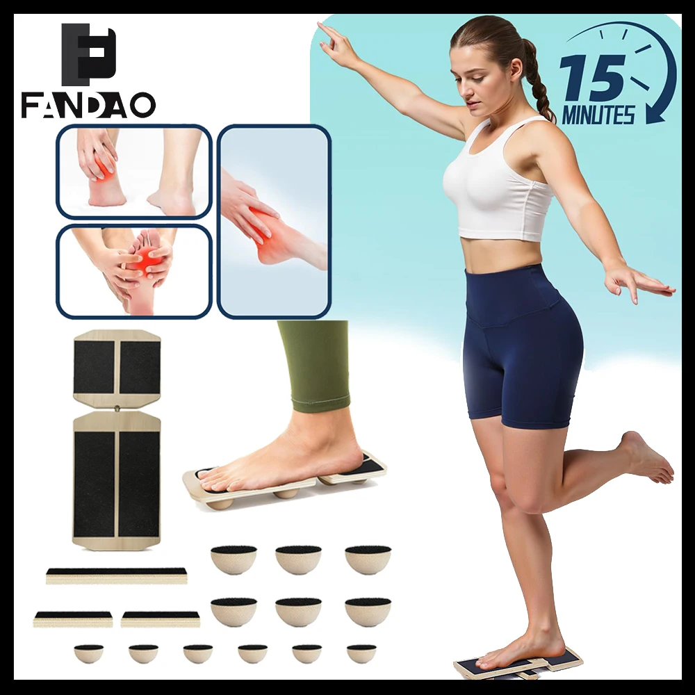 

Single Foot Ankle Balance Board Non-slip Physical Therapy Posture Corrector for Pilates Balance Training Sprained Ankle Plantar