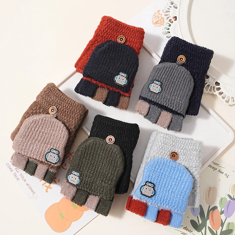 1 Children's Cartoon Warm Gloves for Daily School and Outdoor Play. Rich and Diverse Styles, Soft and Warm Materials