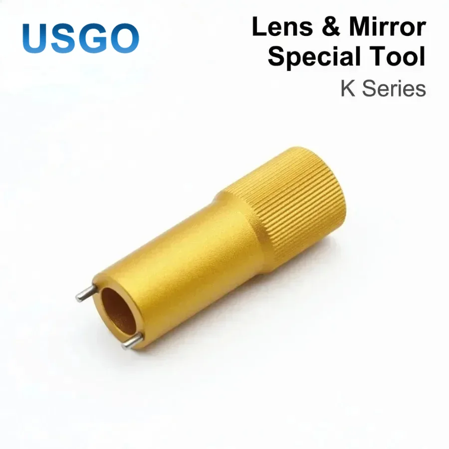 USGO K Series Focus Lens Mirror Removal Tool Insertion Wrench for CO2 Laser Head Tube Lock Nut Reflector Mirror