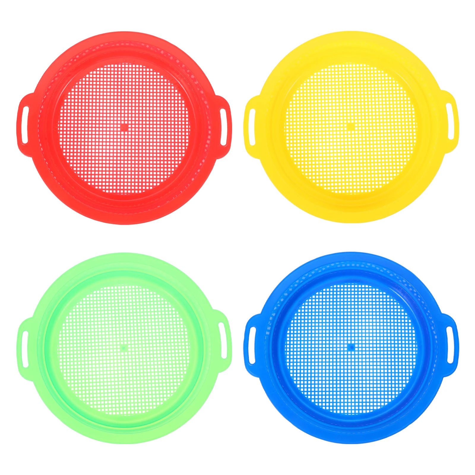 4 قطعة غربال حديقة التربة المغربل البلاستيك الرمال المناخل لزراعة ريدل لوازم البستنة ساحة أداة شبكة خفيفة الوزن دائم #5