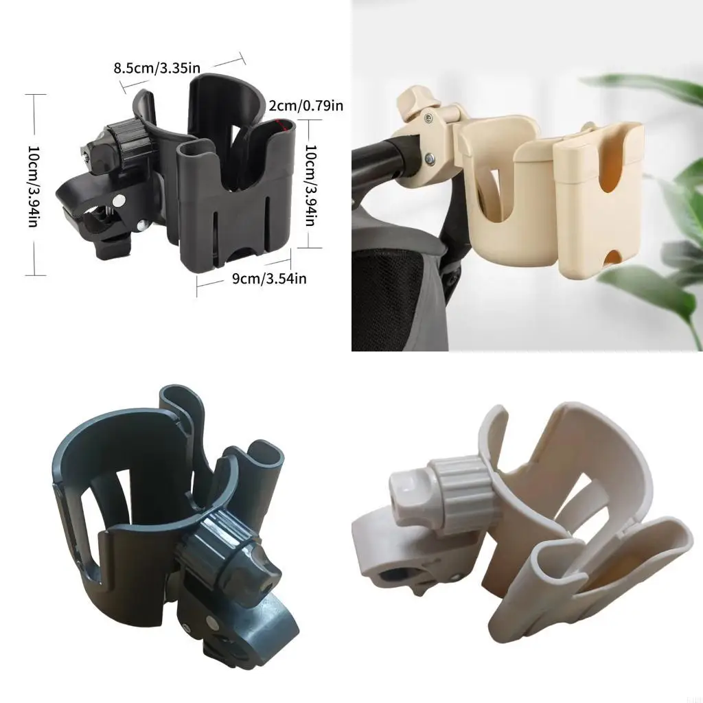 

54DF 2 в 1 детские коляски подстаканник слот для крепления телефона функция вращения на 360 градусов удобный зажим для активного