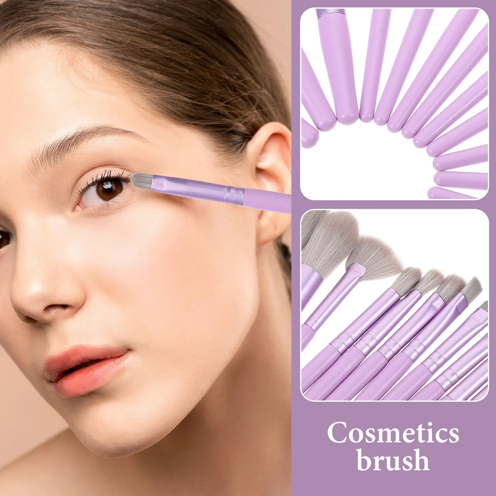 

1Set Brush Set Premium Non Shedding Bristles Versatile Application Ideal for Travel Daily Use Makeup Tool for Women