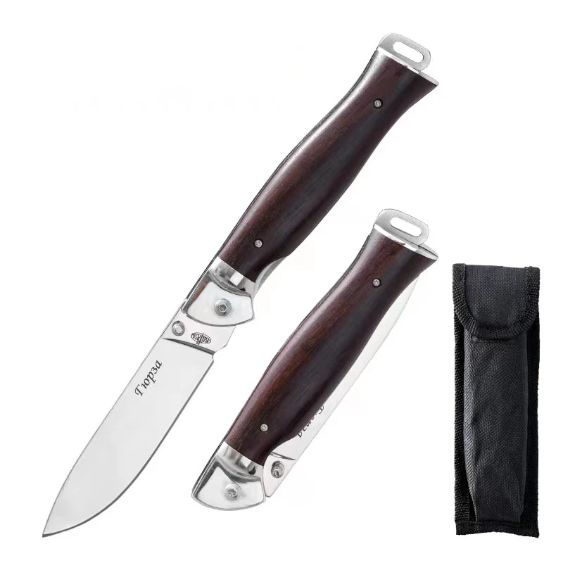 Portable fruit knife for self-defense in the wild, sharp folding knife for survival, hot selling folding knife pocket