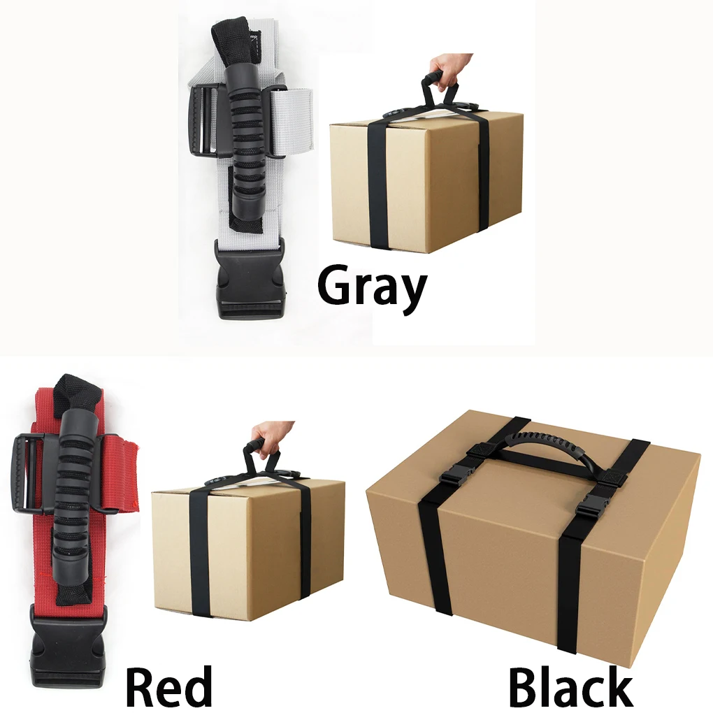 2025 New Luggage Cross Strap for Secure Lifting Carrying Heavy Boxes Groceries Carry Strap with Handle Luggage Belt Rope