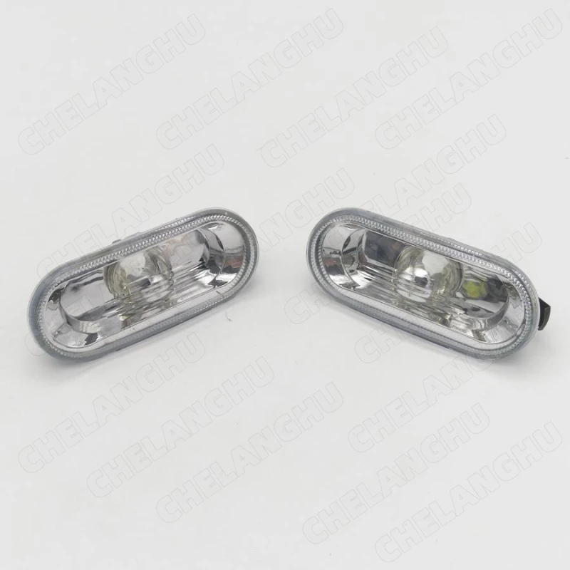 2pcs For SEAT Ibiza 2002 2003 2004 2005 Car-Styling Side Marker Turn Signal Light Lamp Repeater No Bulbs 1J0949117