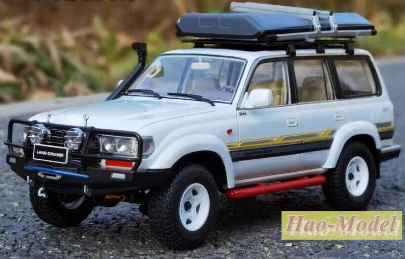 

Kengfai 1:18 для Toyota Land Cruiser LC80, литая под давлением модель автомобиля из сплава, игрушки для мальчиков, подарки на день рождения, коллекция украшений для хобби